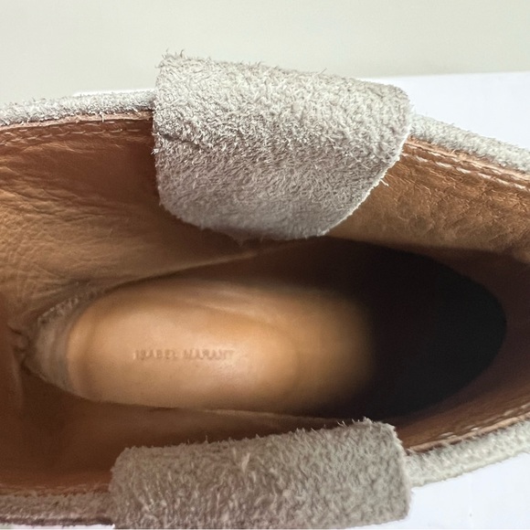 COPY - NWT ISABEL MARANT Grey Dewina Ankle Bootie 37 - Picture 8 of 13